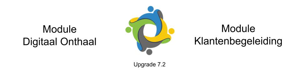 Digitaal Onthaal & Klantenbegeleiding - Upgrade Versie 7.2 actief vanaf 04/06